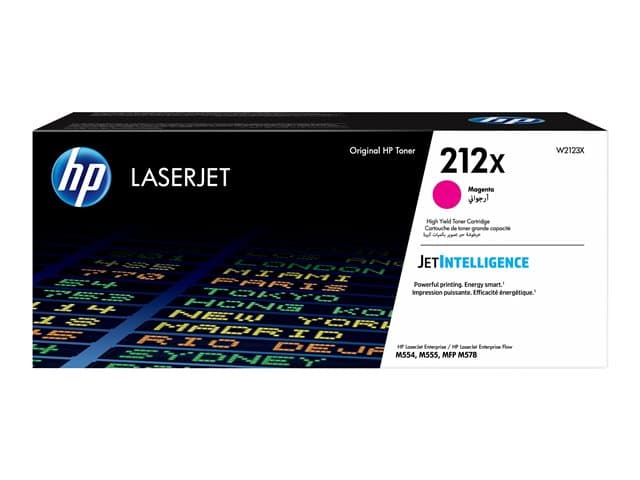 HP - 212X - High Yield - magenta - original - LaserJet - toner cartridge (W2123X)