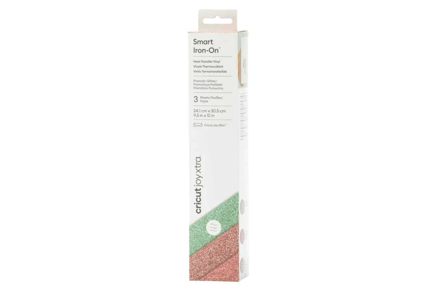 Cricut Joy Xtra 9.5" x 12" Prismatic Glitter Smart Iron-On Sea Sparkle Sampler