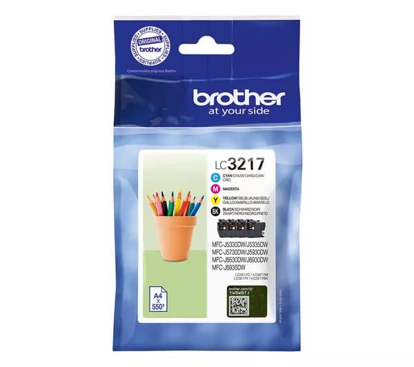BROTHER LC3217VAL Cyan, Magenta, Yellow & Black Ink Cartridges - Multipack