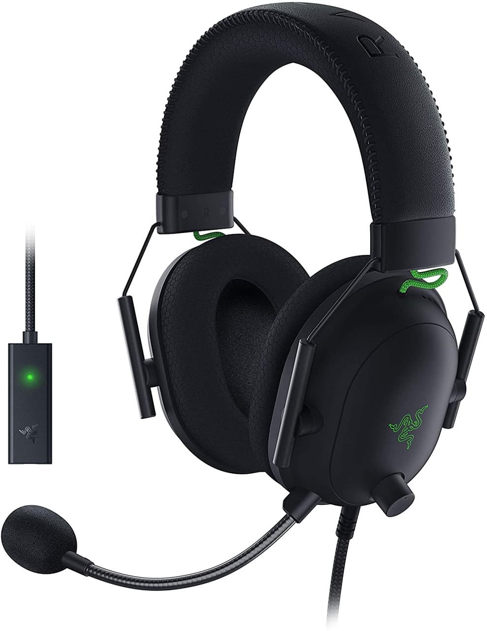 Razer 03230100-R3M1 Blackshark V2 + USB Mic Enhancer – Black