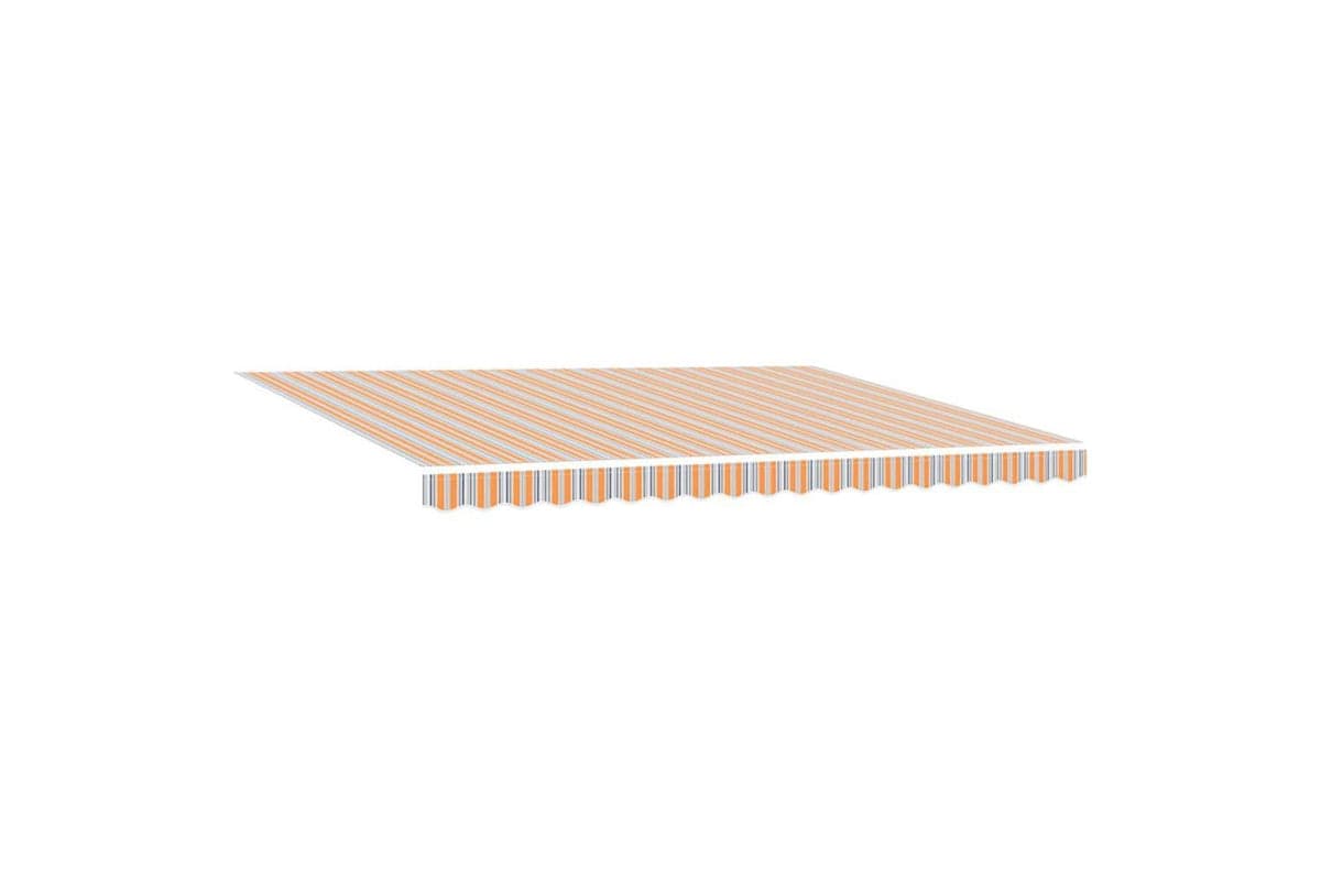 Vidaxl Retractable Awning Manual Multicolour 450 X 300 Cm Fabric