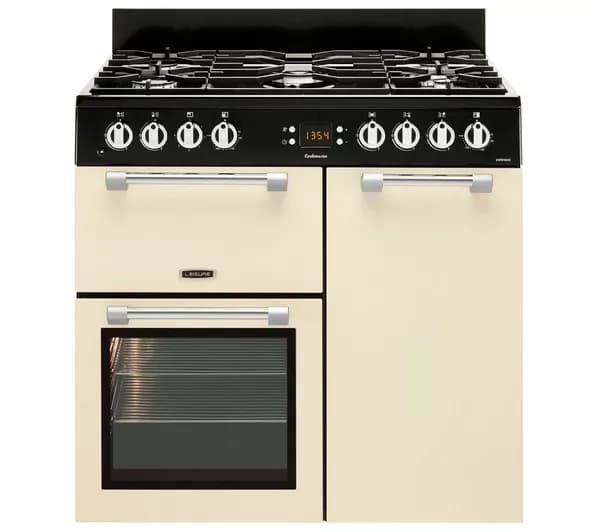 LEISURE Cookmaster CK90F232C 90 cm Dual Fuel Range Cooker - Cream