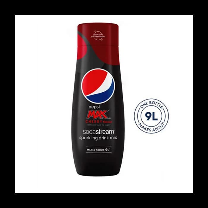 SodaStream 440ml Pepsi Max Cherry Flavoured Sparkling Drink Mix Syrup | 1925611440