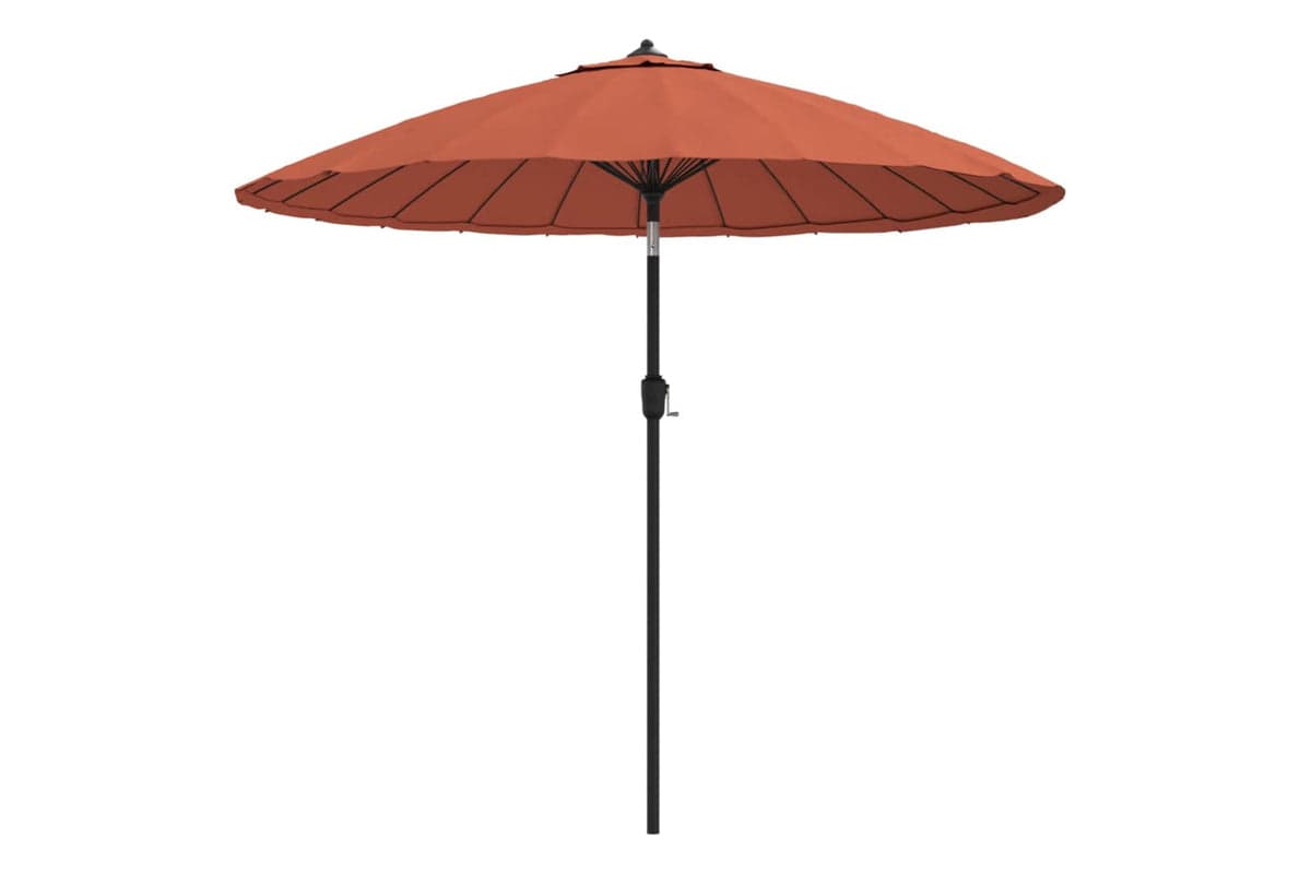 vidaXL 47309 Outdoor Parasol With Aluminium Pole 270cm Terracotta