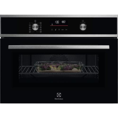 ELECTROLUX            COMPACT MULTIFUNCTION OVEN WITH MICROWAVE - STAINLESS STEEL TRIM