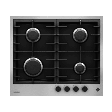 De Dietrich 60cm 4 Zones Gas Hob - Inox | DPE4620XF