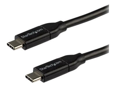 STARTECH.COM - StarTech USB C To USB C Cable - 10 ft / 3m - USB-IF Certified - 5A PD - USB 2.0 - USB Type C Charging Cable - USB C Fast Charge Cable (USB2C5C3M) - USB-C cable - USB-C to USB-C - 3 m