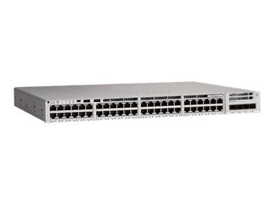 CISCO - (**REFURBISHED**) Cisco Catalyst 9200L - Network Advantage - switch - L3 - Managed - 48 x 10/100/1000 (PoE+) + 4 x 10 Gigabit SFP+ (uplink) - rack-mountable - PoE+ (1440 W) - remanufactured