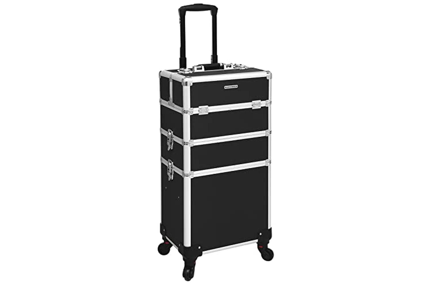 Songmics Professional Makeup Case | 3-in-1 Beauty Trolley | Aluminium Frame | Large