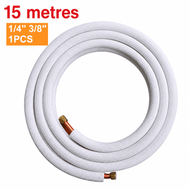 15 meter Pipe Kit for iQool9 and iQool12  Air Conditioner 1/4 and 3/8 6.35 /9.52