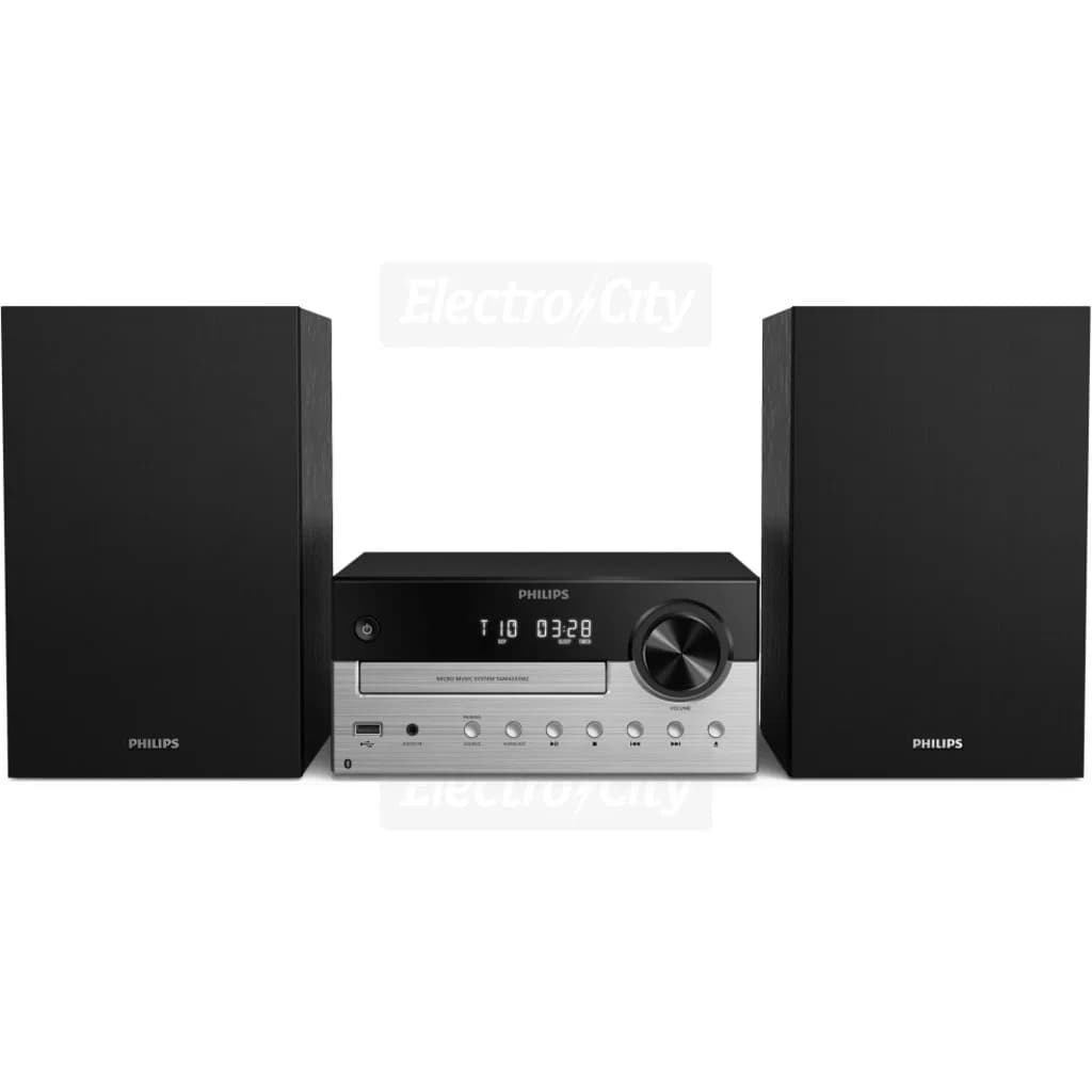 Philips Micro Music System with Bluetooth and CD Player | Silver