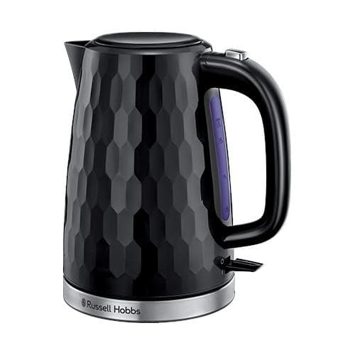 RUSSELLHOBBS            1.7L BLACK HONEYCOMB DESIGN KETTLE