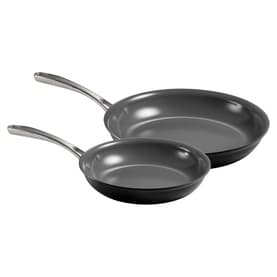 Hard Anodized Ceramic Coating Frying Pan Two-Piece Set