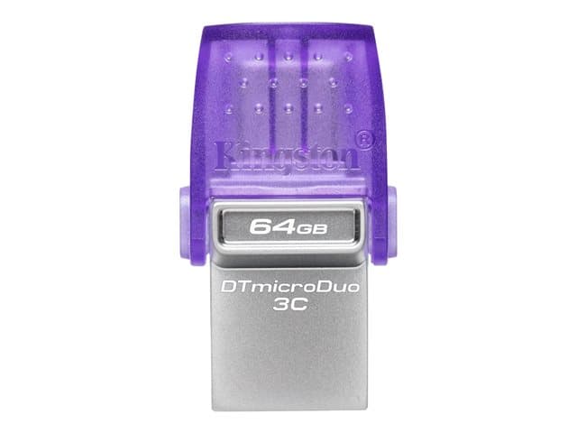 KINGSTON - DataTraveler microDuo 3C - USB flash drive - 64 GB
