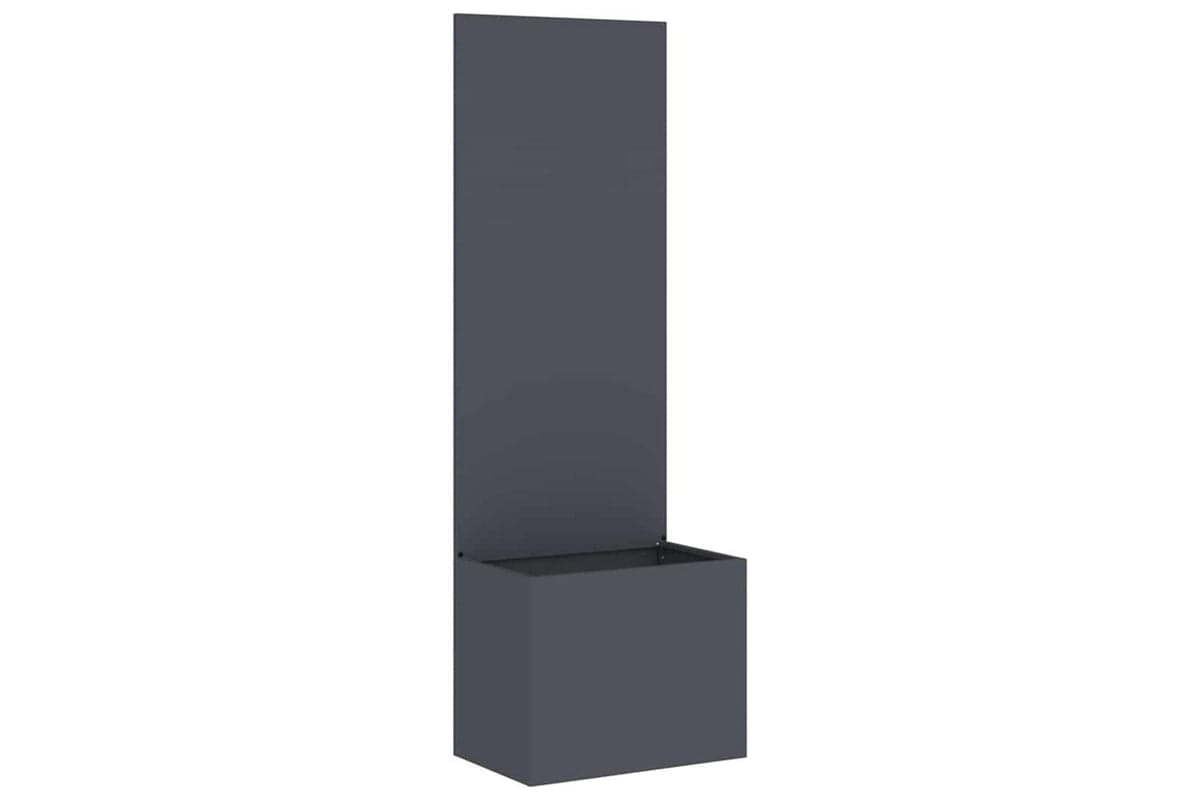 Garden Privacy Screen Anthracite 50 X 140 Cm Cold-rolled Steel