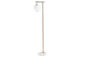 Boden Floor Lamp | White/Gold