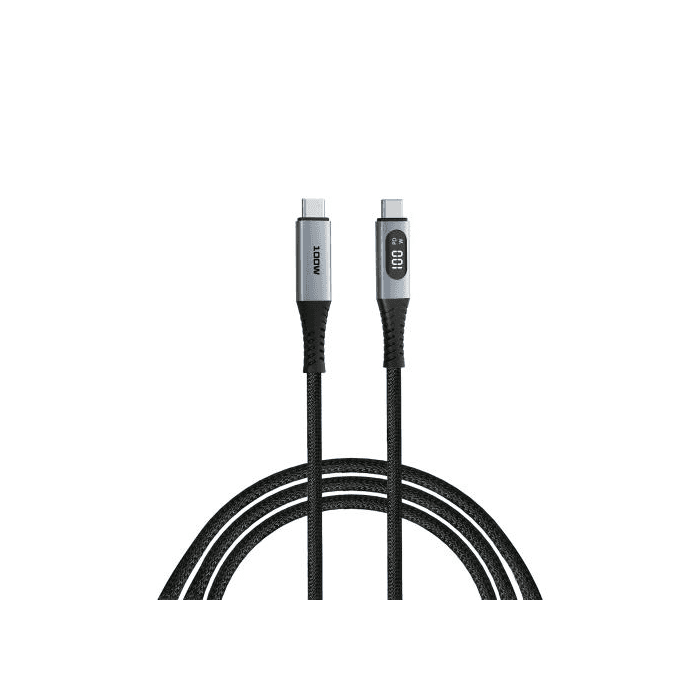 Verbatim 31848, Sync & Charge USB-C to USB-C 100W Power Display Cable