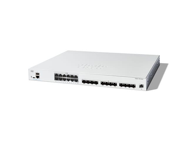 CISCO - Catalyst 1300-24XTS - Switch - L3 - smart - 12 x 10 Gigabit Ethernet + 12 x 10 Gigabit SFP+ - rack-mountable
