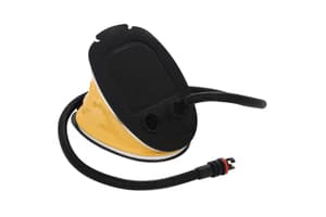 vidaXL Foot Pump 26x18cm Pp And Pe Grey And Yellow