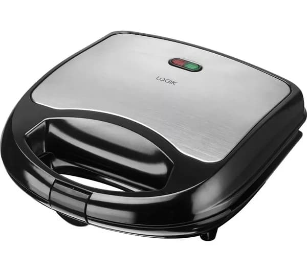 LOGIK L02SMS17 Sandwich Toaster - Black & Silver