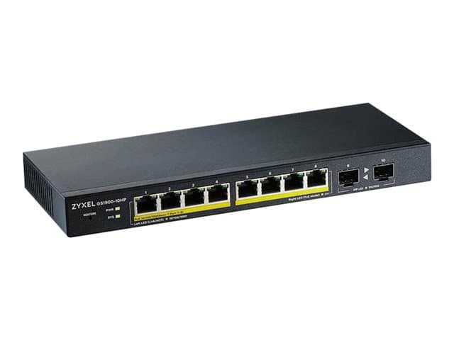 ZYXEL - GS1900-10HP - switch - 8 ports - smart