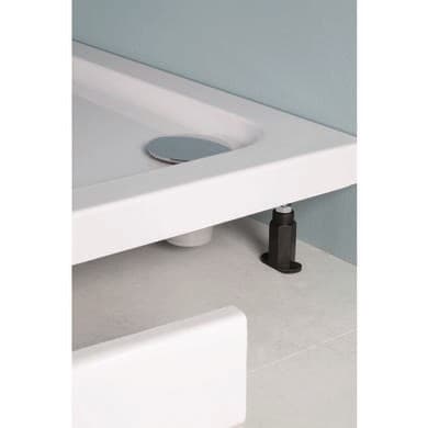 95mm High Riser Kit Pack Suitable for Pearl Quadrant Shower Tray - White
