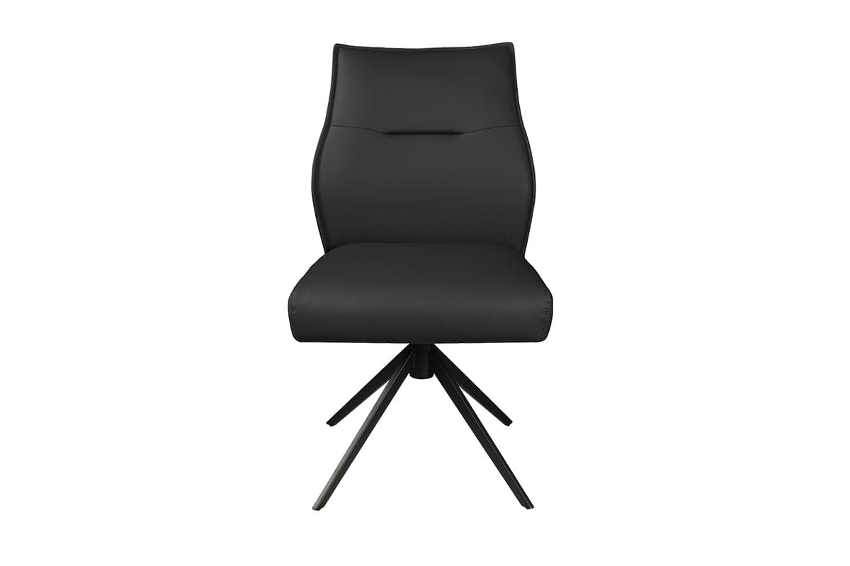 Onyx Dining Chair | Swivel | Dark Grey