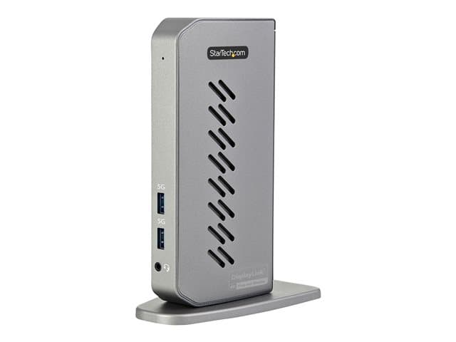 STARTECH.COM - Startech USB-C USB-A Dock, Hybrid Universal USB 3.0 Docking Station for USB-C or USB-A Laptop, Dual Monitor 4K 60Hz HDMI/DisplayPort, 6x USB-A Hub, Gigabit Ethernet, USB 3.1/3.2 Gen 1 - Dual 4K USB-C Dock (DK30A2DHUUE) -
