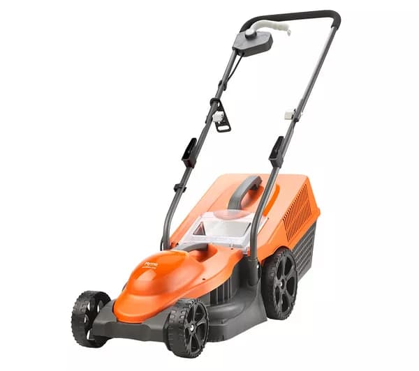 FLYMO SimpliMow 320V Lawn Mower - Orange & Black