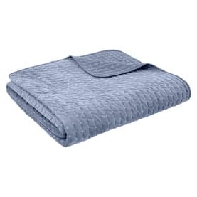 Attica Velvet Bedspread Blue