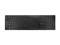 Cherry - KW 9100 SLIM - keyboard - QWERTZ - German - black, silver Input Device