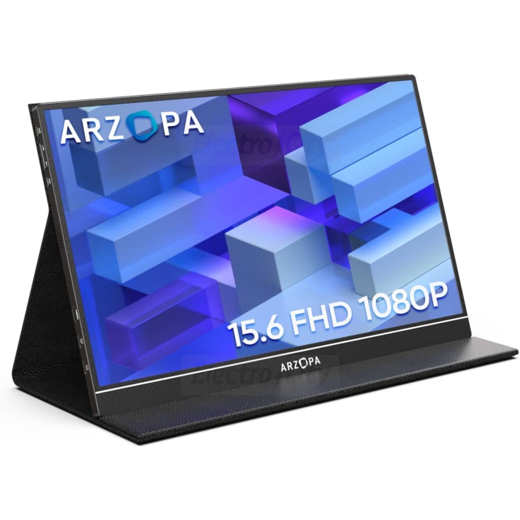 Arzopa S1 Table 15.6 Inch Full HD 1080P Portable Monitor with Dual Speakers