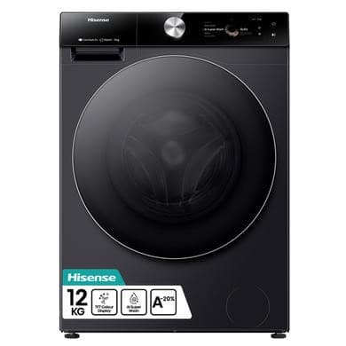 Hisense 7S Series 12kg 1400rpm Washing Machine - Black