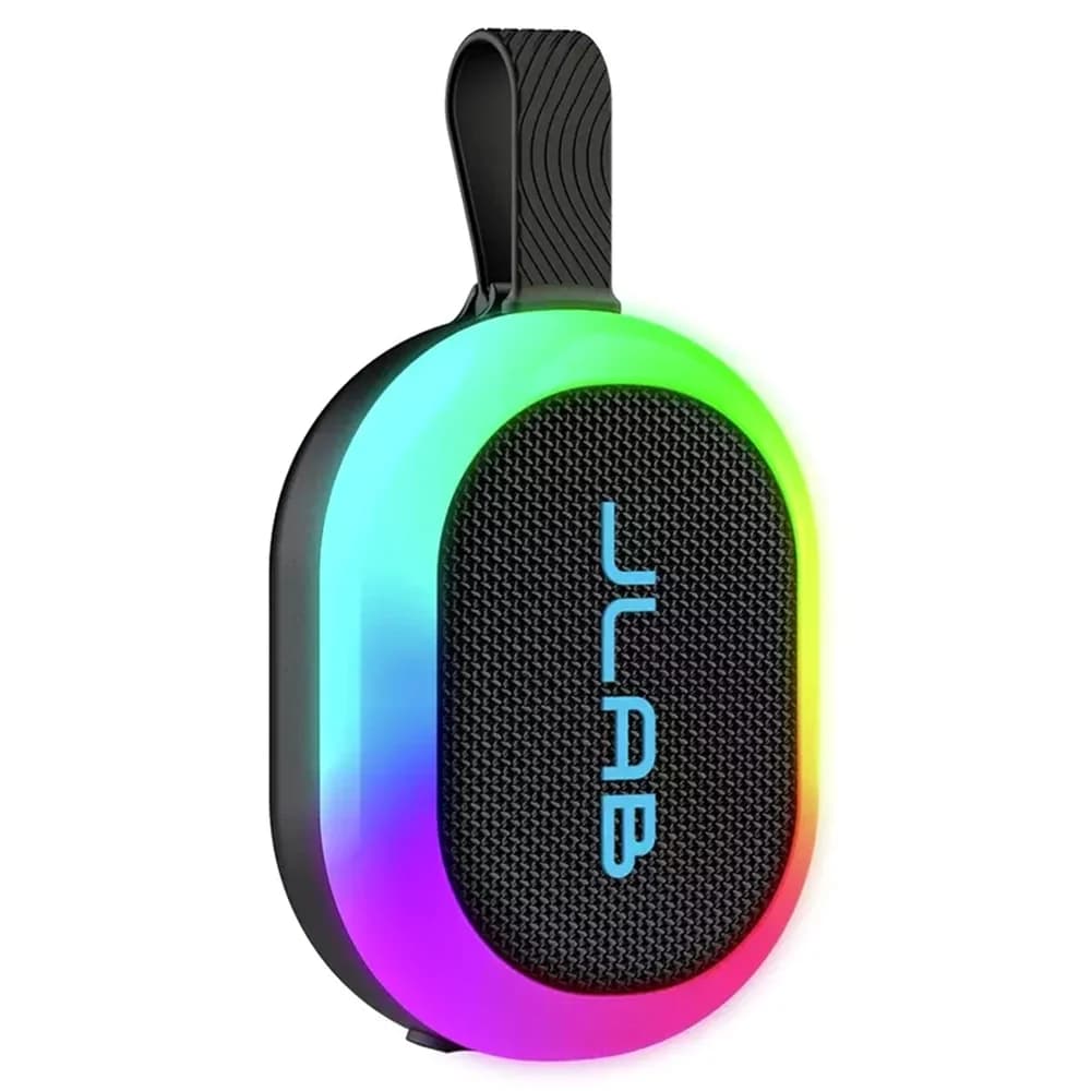 JLab Pop Party Portable Bluetooth Speaker - Black | IEUSBPOPRBLK123