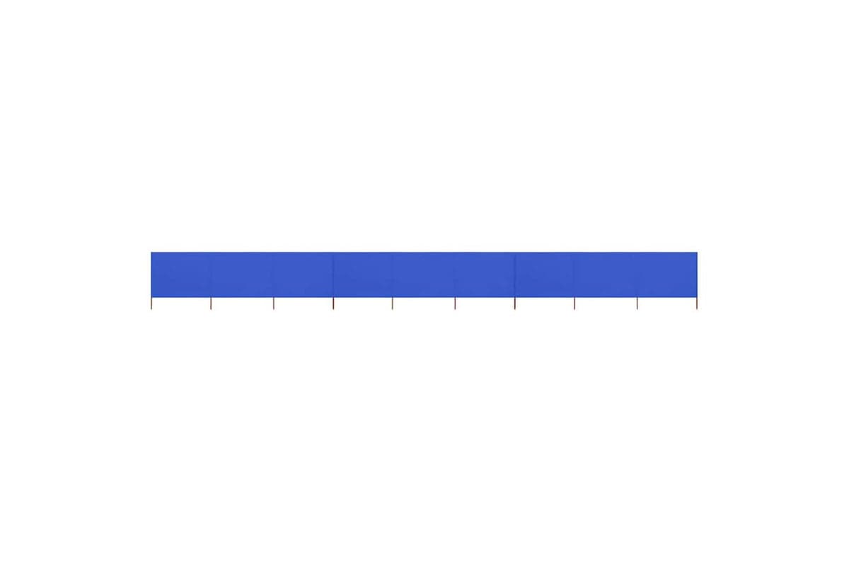 vidaXL 47203 9-panel Wind Screen Fabric 1200x160cm Azure Blue