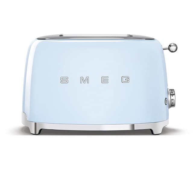 Smeg 50's Retro style 2 Slice Pastel Blue Toaster | TSF01PBUK