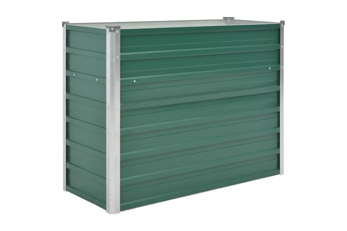 Vidaxl Garden Raised Bed Galvanised Steel 100x40x77 Cm Green