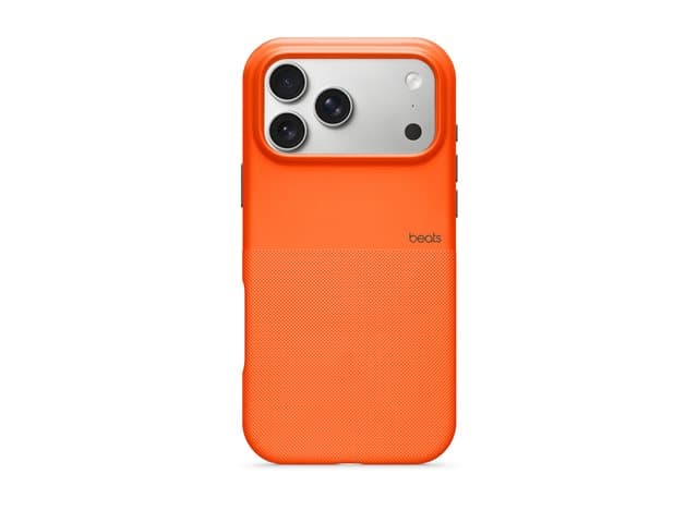 APPLE - Beats - Protective cover for mobile phone - rugged - camera control - MagSafe compatibility - soft thermoplastic polyurethane (TPU) - sierra orange - for iPhone 17 Pro Max