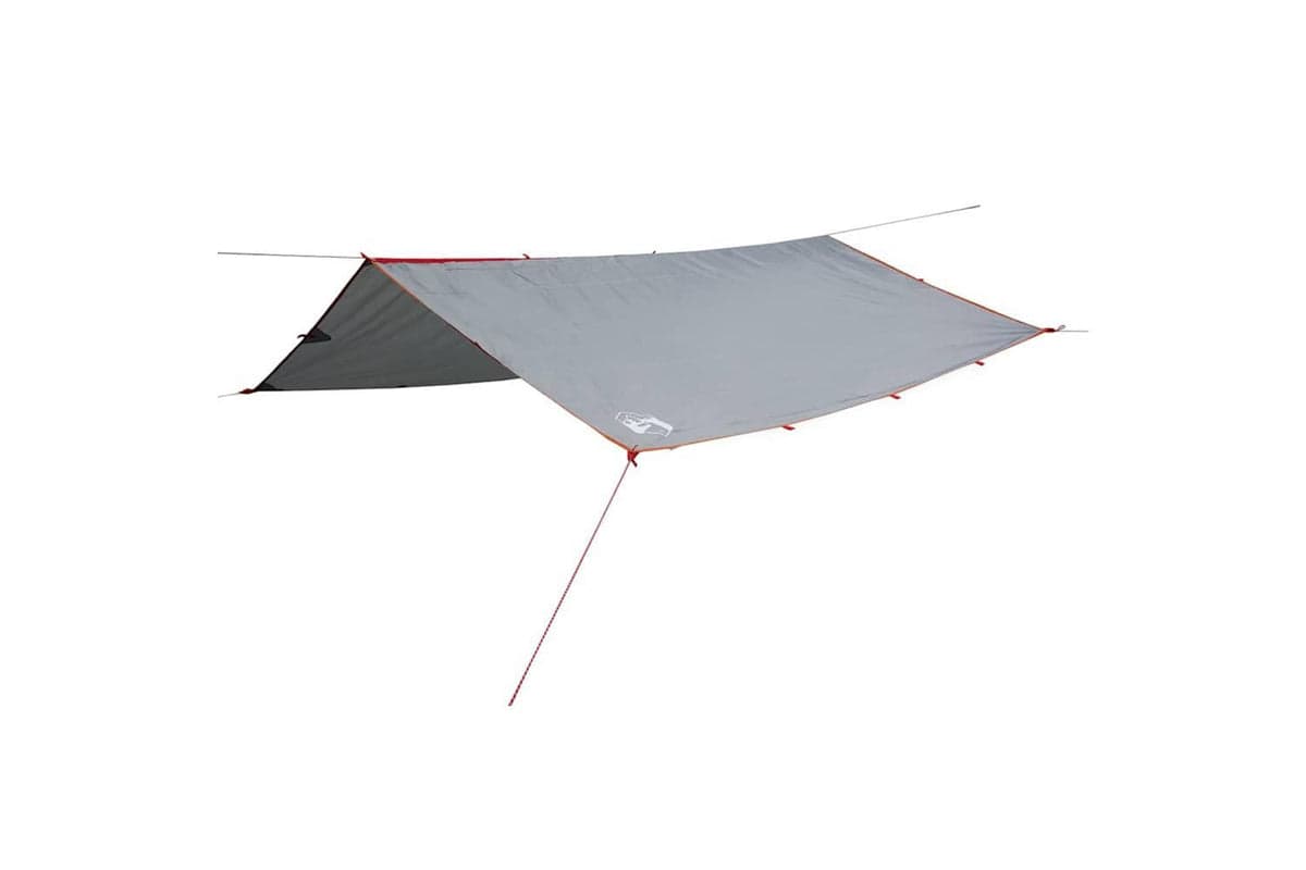 Vidaxl Camping Tarp Grey And Orange 500x294 Cm Waterproof
