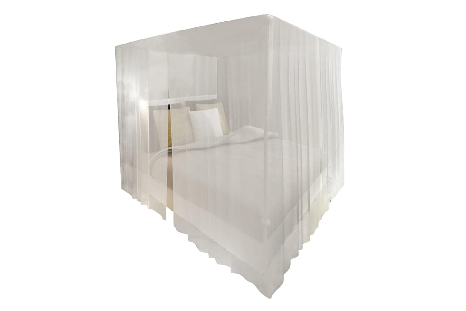 Vidaxl Mosquito Net Bed Net Set Square 3 Openings 2 Pcs