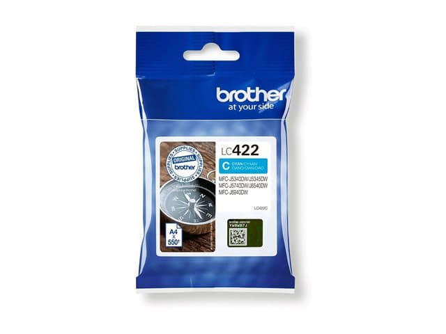 BROTHER - LC422C - cyan - original - ink cartridge
