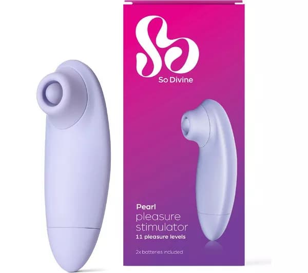 SO DIVINE Pearl Clitoral Pleasure Stimulator - Light Purple