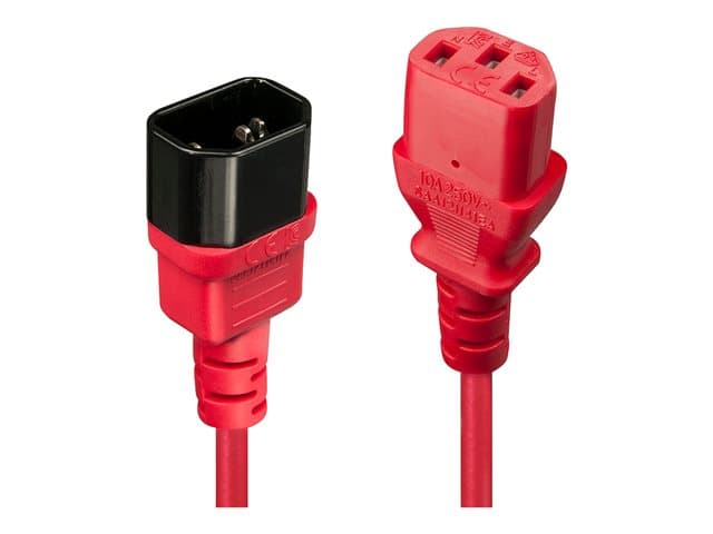 Lindy - power extension cable - power IEC 60320 C13 to IEC 60320 C14 - 2 m