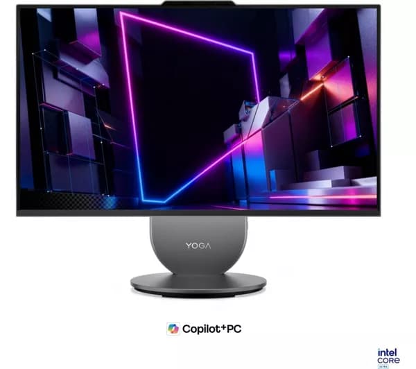 LENOVO Yoga AIO 27" All-in-One PC - Intel® Core Ultra 5, 512 GB SSD, Grey