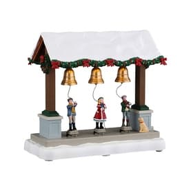 Christmas Bells Are Ringing Animated Scene 19cm