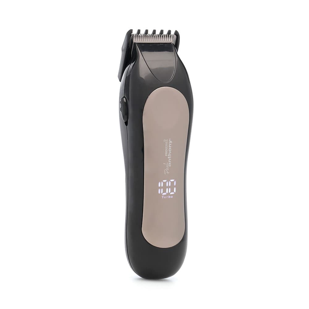 LLOYTRON RECHARGEABLE BEARD & NECKLINE TRIMMER WITH LCD DISPLAY