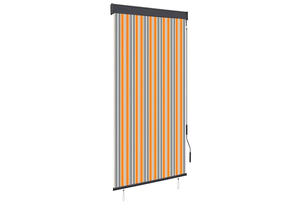 vidaXL 145956 Outdoor Roller Blind 100x250cm Yellow And Blue