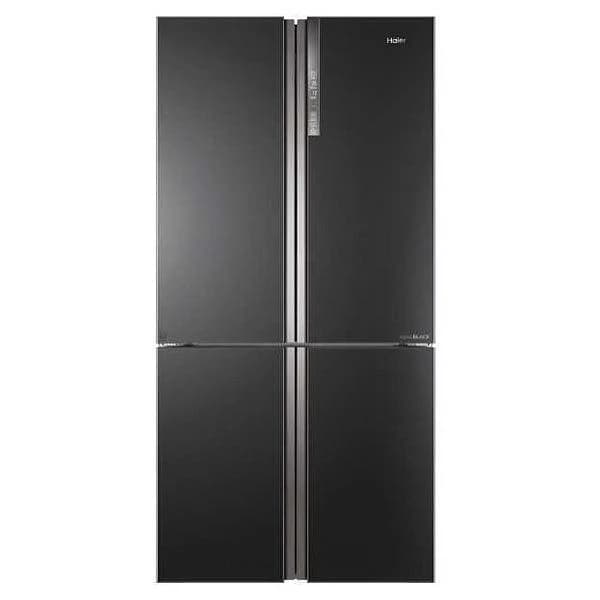 Haier Cube 90 Series 7 628L American Style Fridge Freezer - Iconic Black | HTF-610DSN7