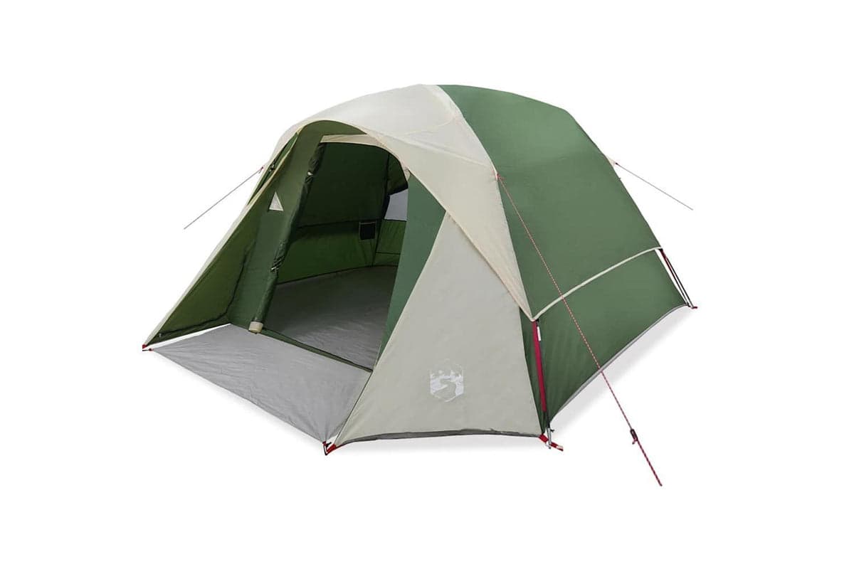 Vidaxl Family Tent Cabin 6-person Green Waterproof