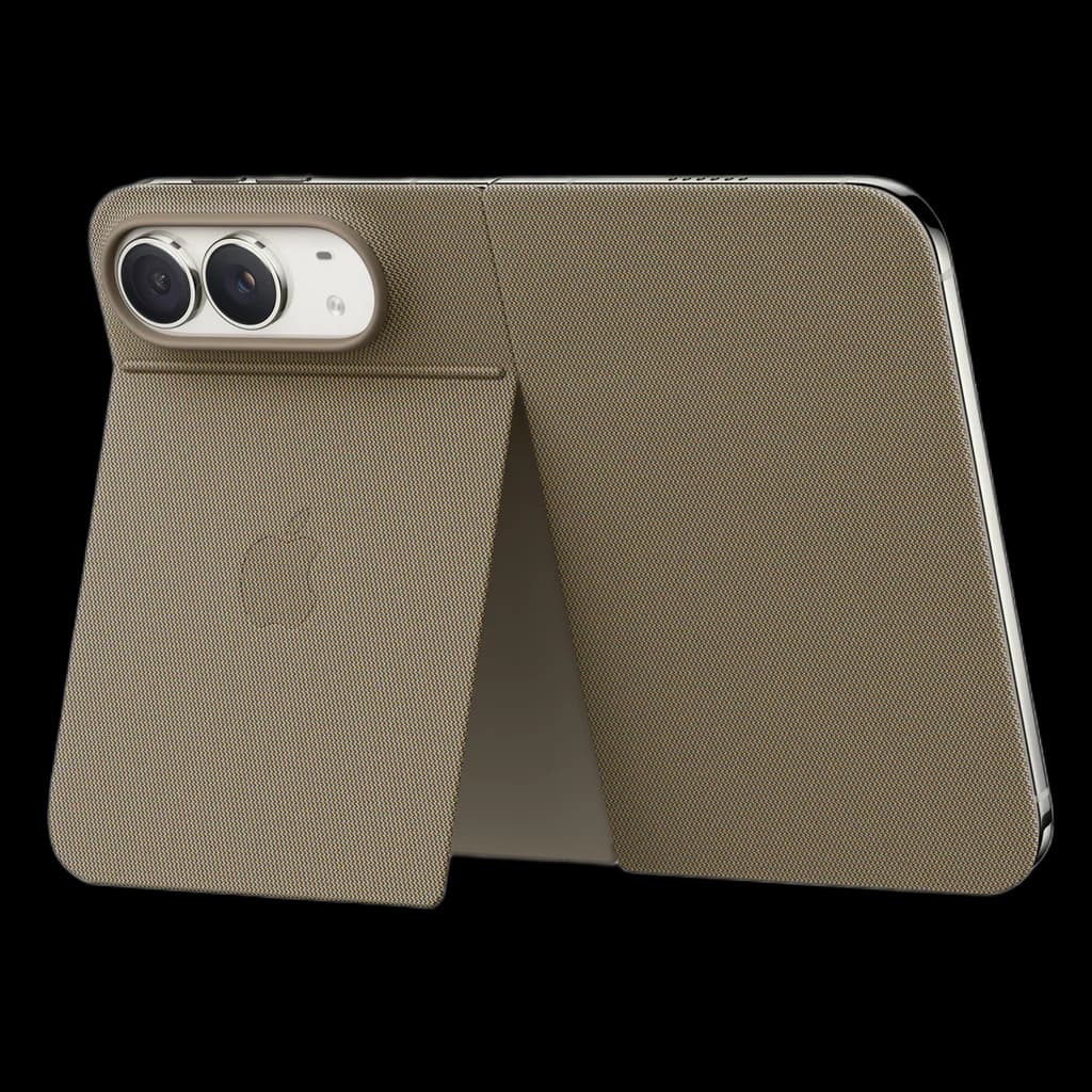 Apple Folio Case with Kickstand for iPhone Duo - Taupe | MKR64ZM/A